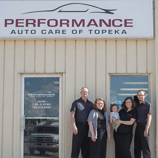 Johnson family at Performance Auto Care